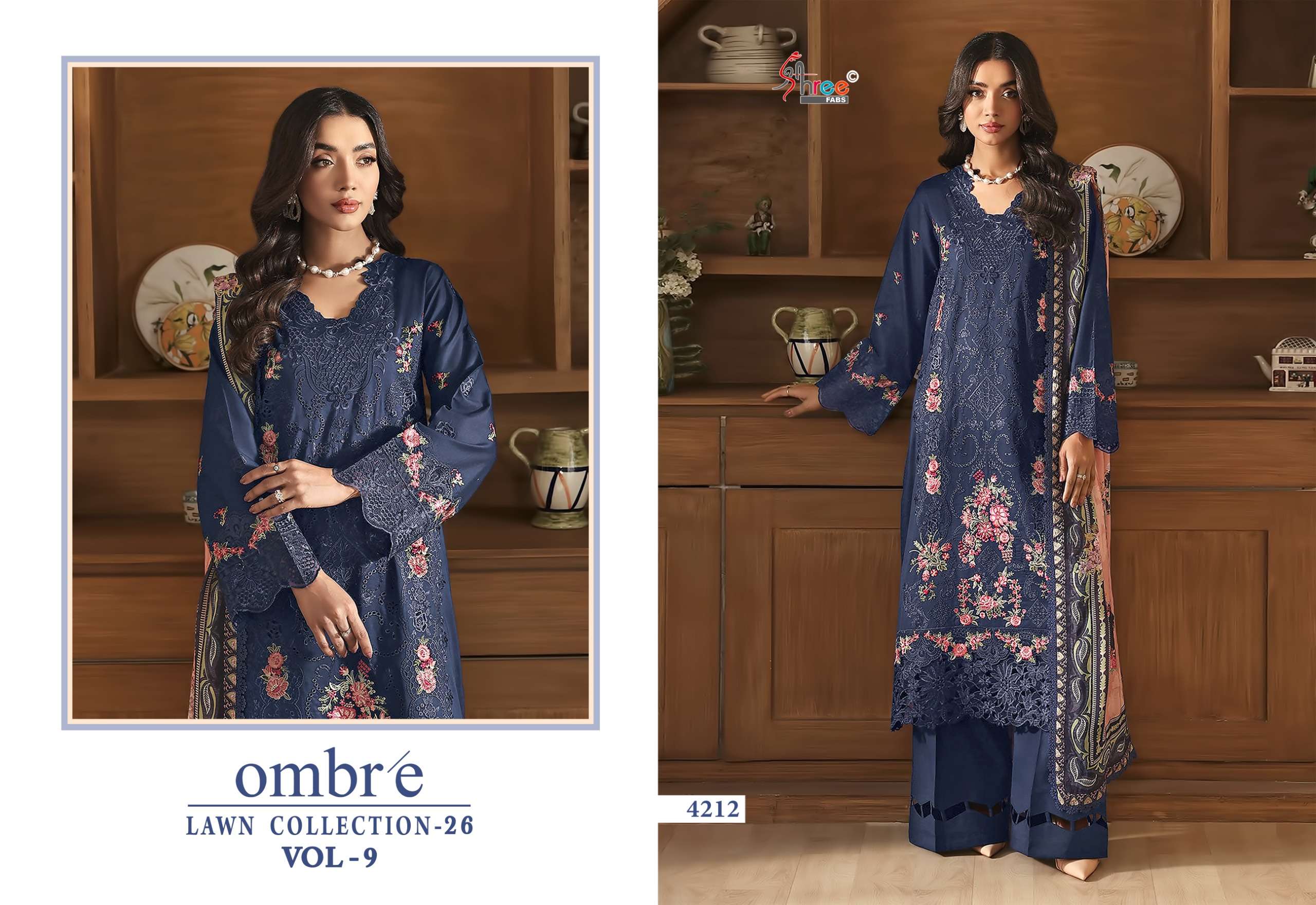 OMBRE LAWN COLLECTION VOL - 09 BY SHREE FABS - 02