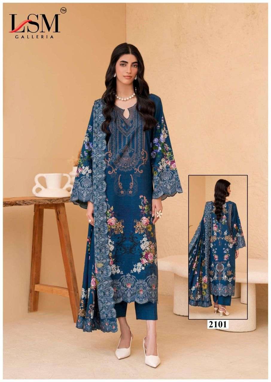 PARIAN DREAM HEAVY LUXURY LAWN COLLECTION VOL - 21 BY LSM - 01