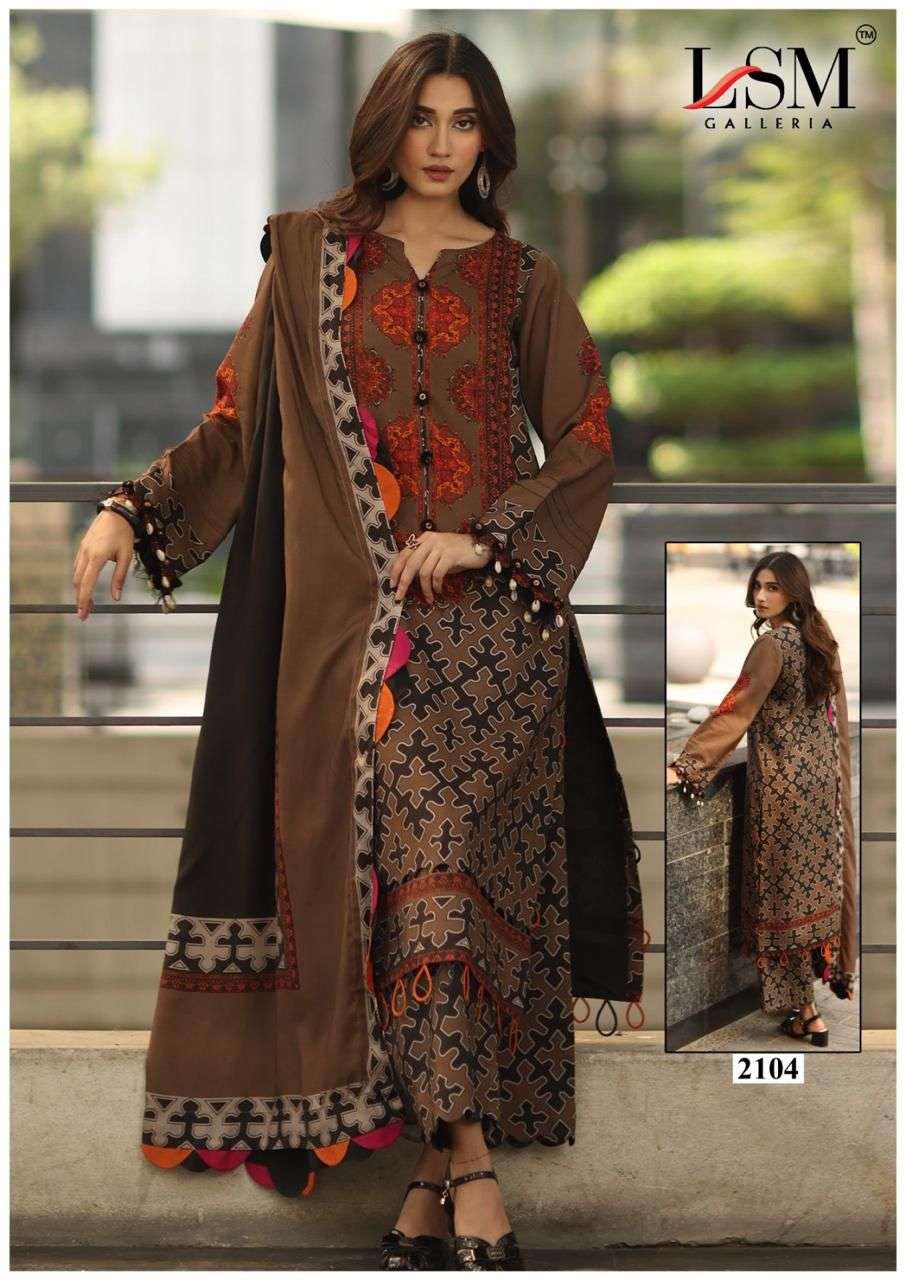 PARIAN DREAM HEAVY LUXURY LAWN COLLECTION VOL - 21 BY LSM - 04