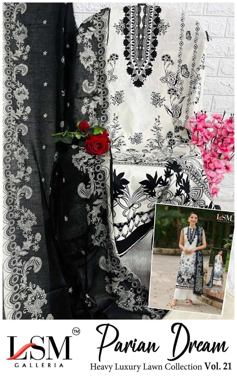 PARIAN DREAM HEAVY LUXURY LAWN COLLECTION VOL - 21 BY LSM - 08