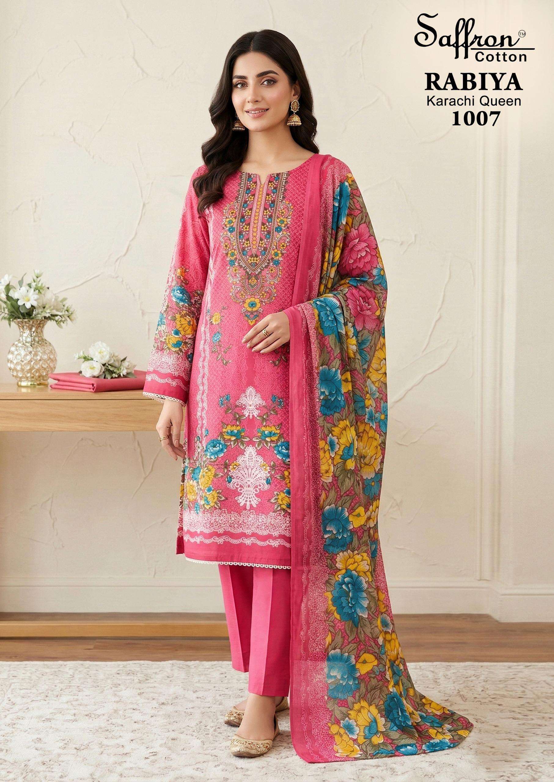 RABIYA KARACHI QUEEEN BY SAFFRON COTTON - 07