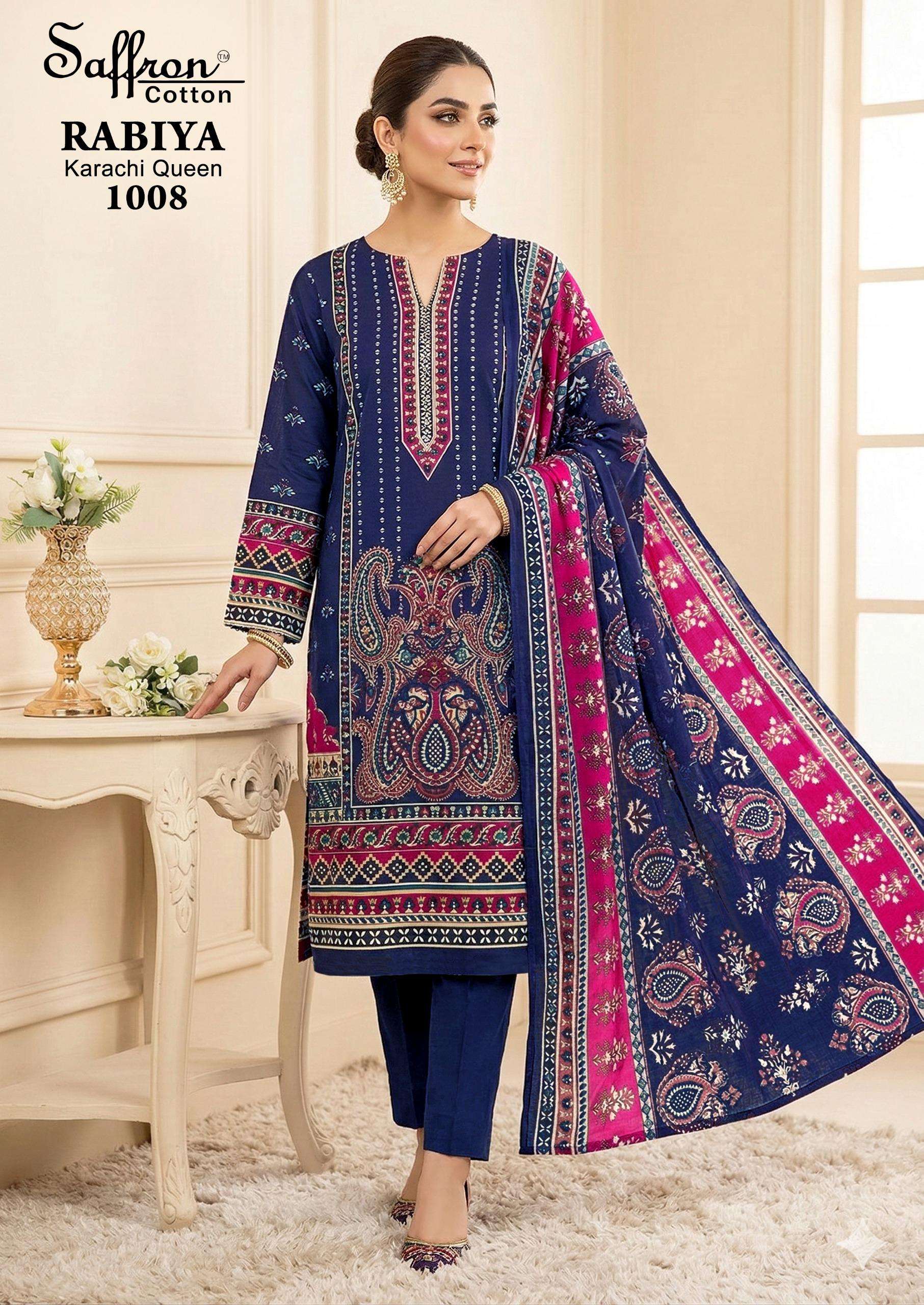 RABIYA KARACHI QUEEEN BY SAFFRON COTTON - 08