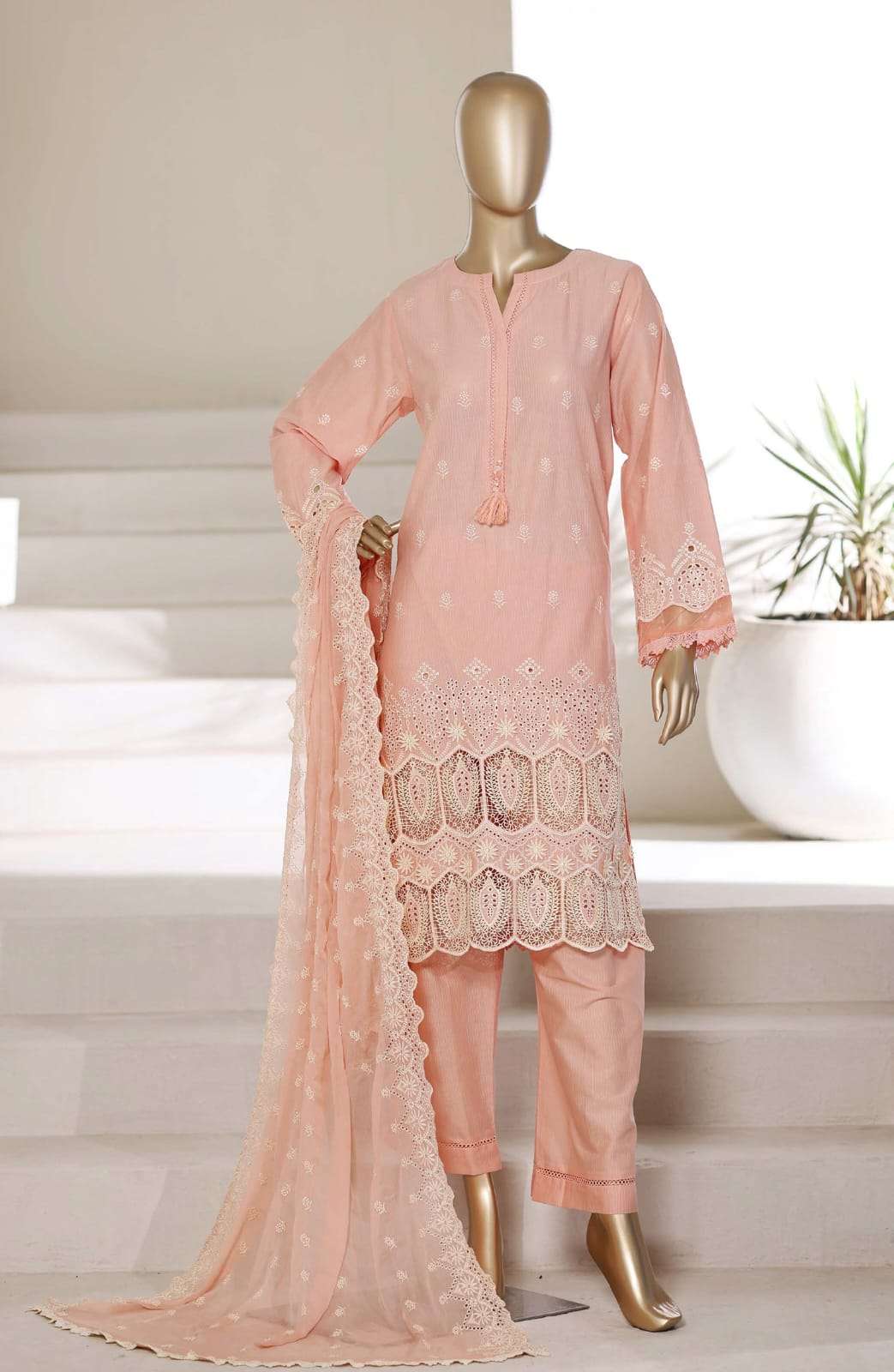 RTW Chikankari 3D LaserWork Lawn Collection 2026 by Sadabahar-01