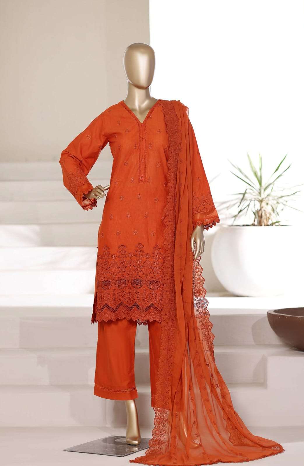 RTW Chikankari 3D LaserWork Lawn Collection 2026 by Sadabahar-04