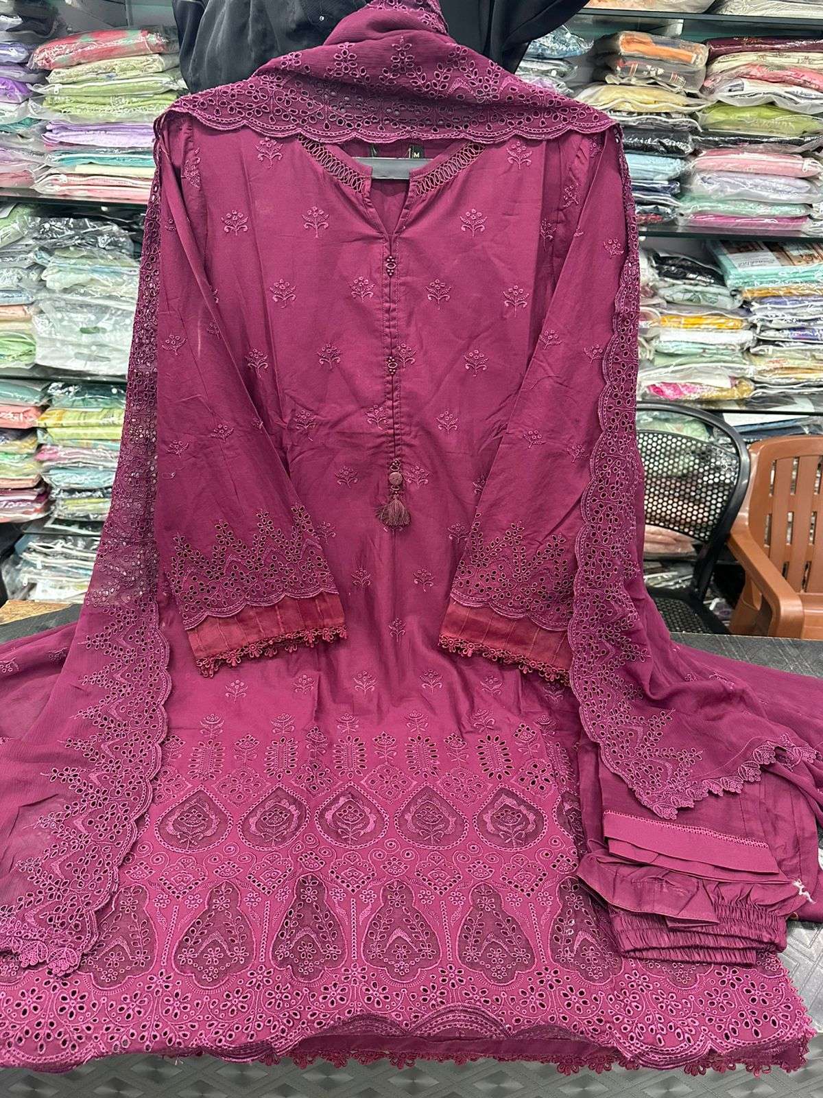 RTW Chikankari 3D LaserWork Lawn Collection 2026 by Sadabahar-10