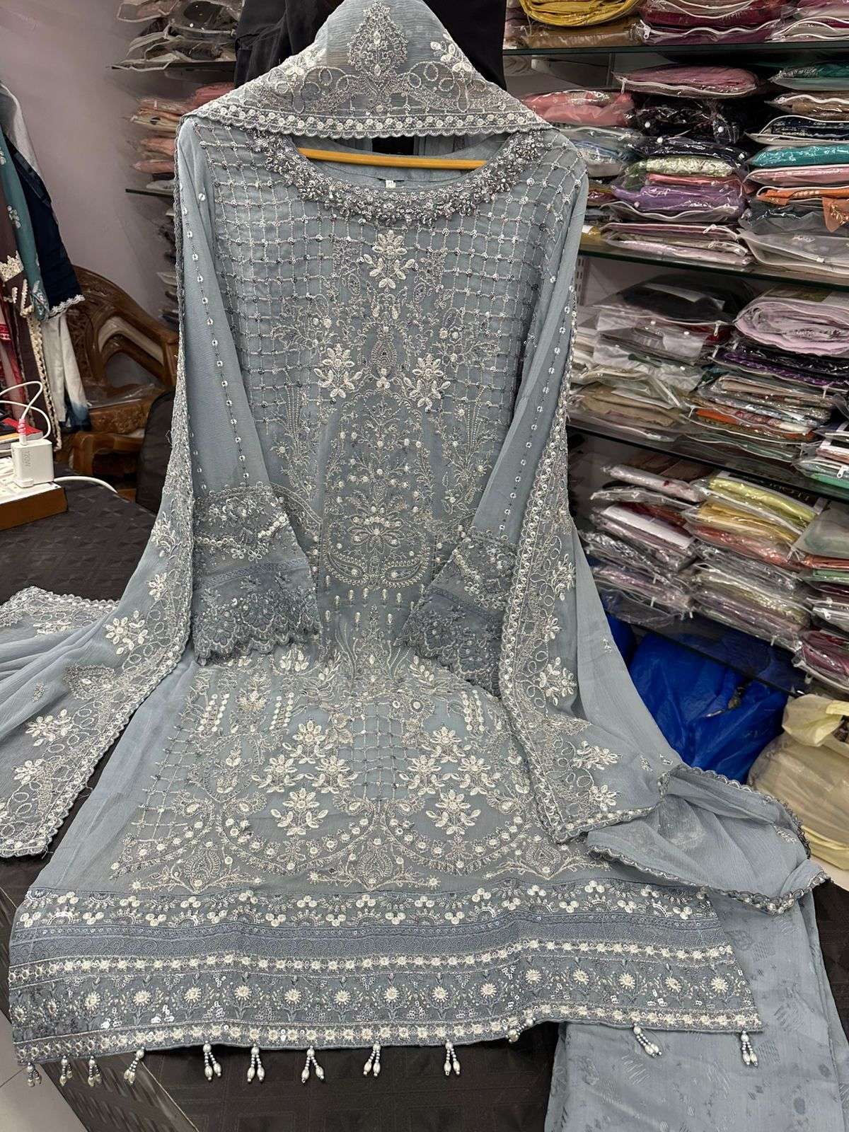 RTW Luxurious-Embroidered Chiffon Formals Tawakkal-01