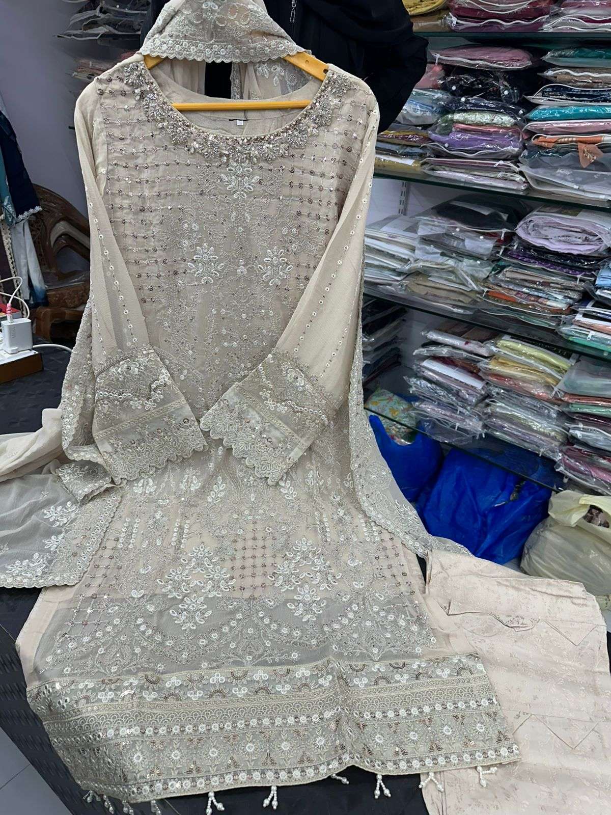 RTW Luxurious-Embroidered Chiffon Formals Tawakkal-05