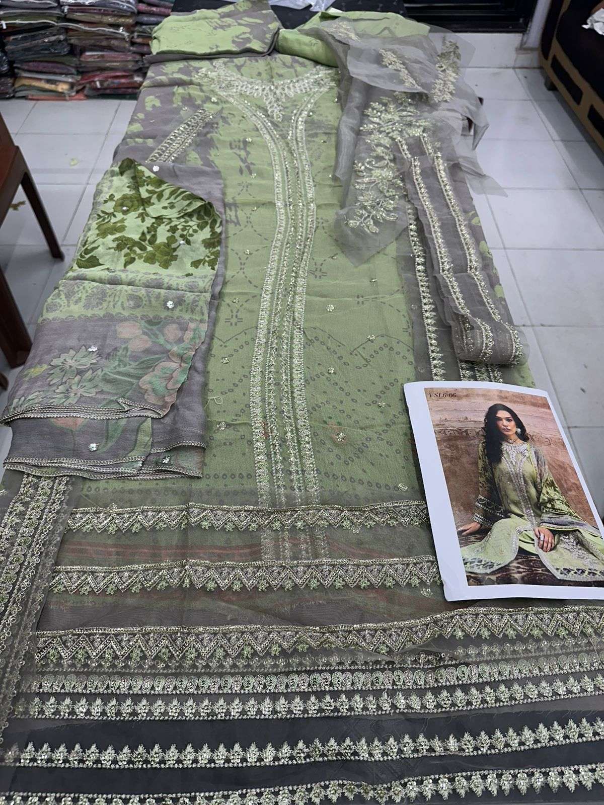 VASAL Luxury Embroidered Chiffon Collection 2026 Vol 1 by Charizma-12