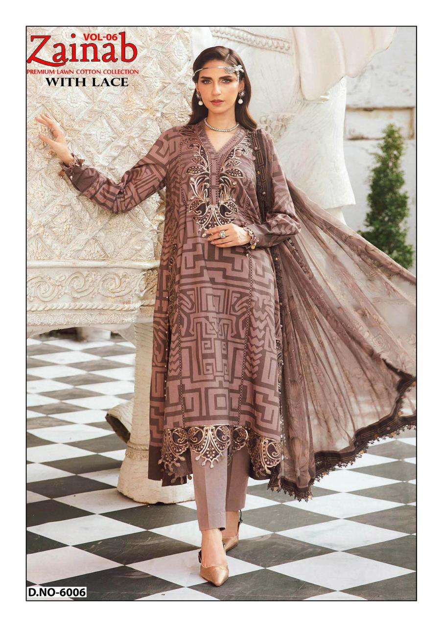 ZAINAB VOL - 06 WITH LACE BY MISS WORLD CHOICE - 06