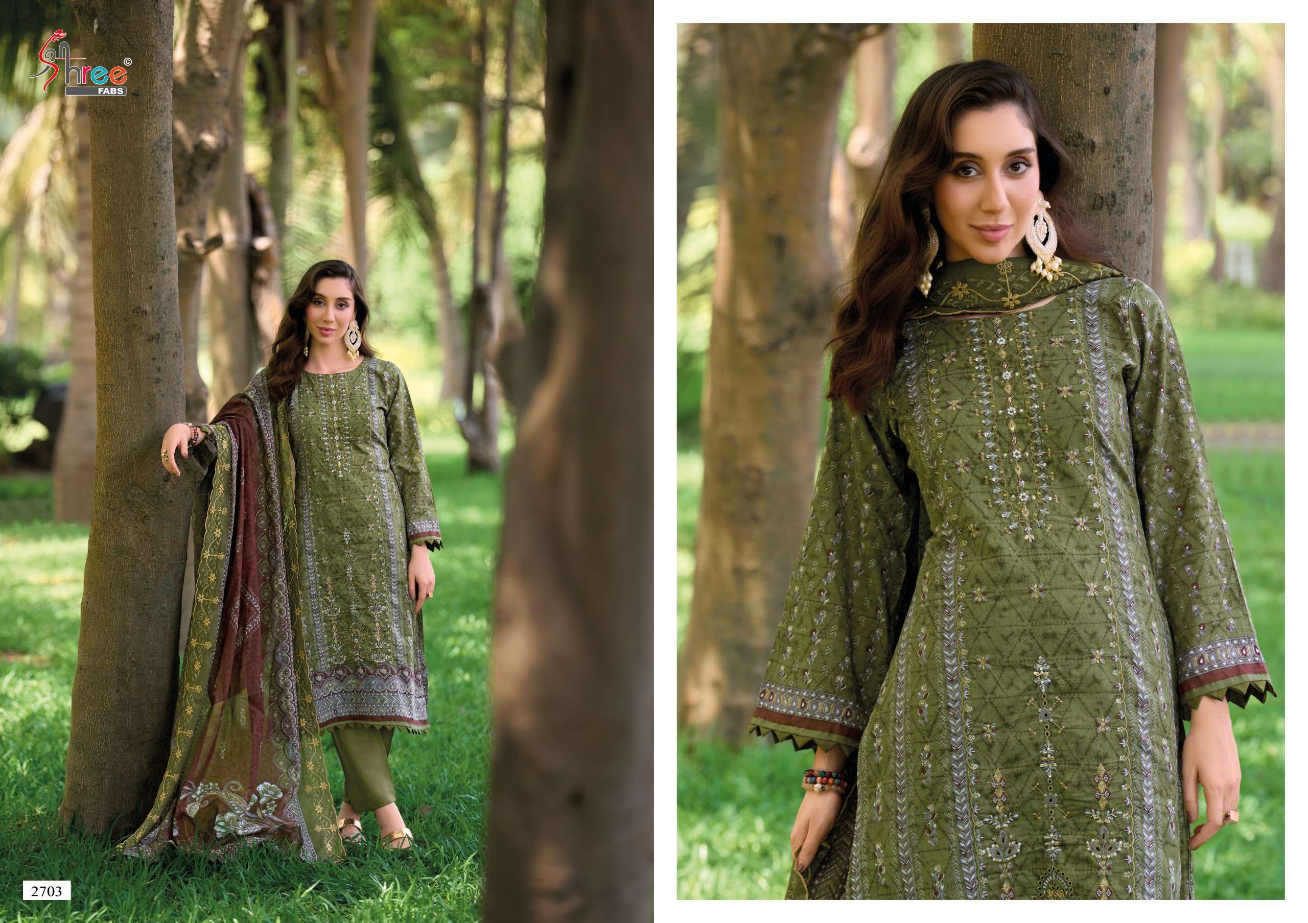 BIN SAEED LAWN COLLECTION VOL -27 SHREE FABS - 03