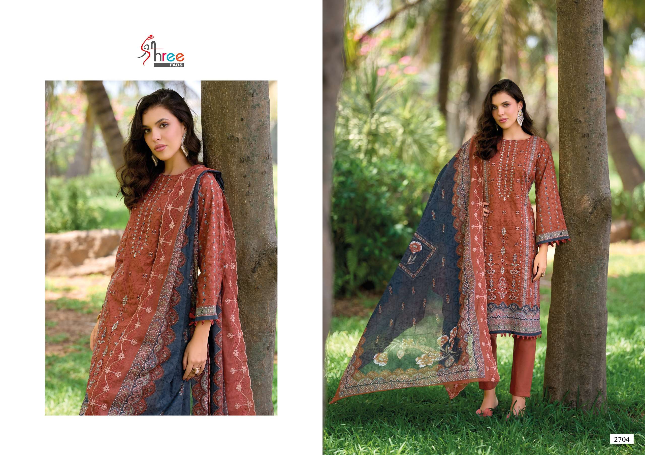 BIN SAEED LAWN COLLECTION VOL -27 SHREE FABS - 04