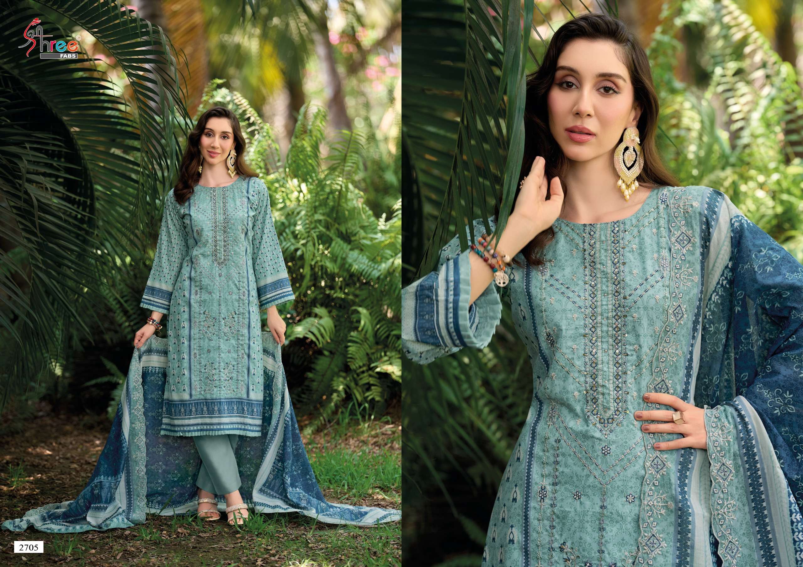 BIN SAEED LAWN COLLECTION VOL -27 SHREE FABS - 05