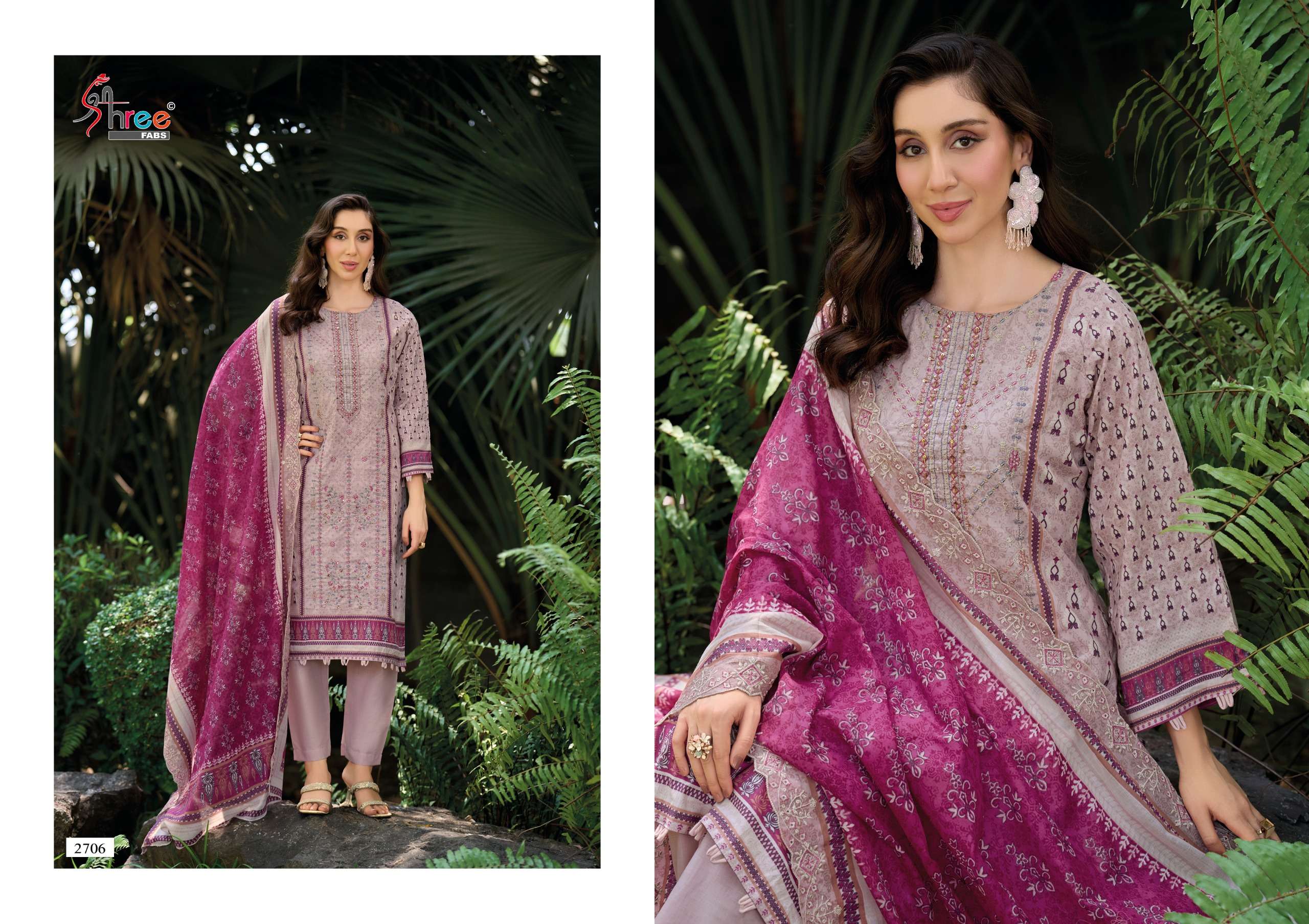 BIN SAEED LAWN COLLECTION VOL -27 SHREE FABS - 06