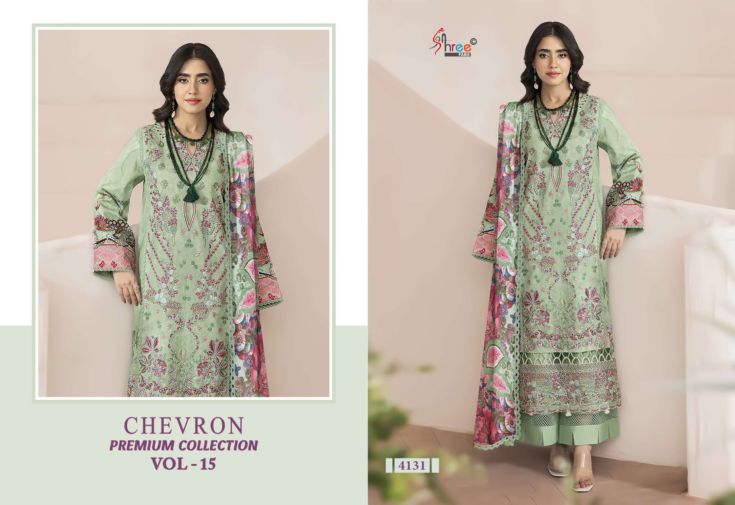 CHEVRON PREMIUM COLLECTION VOL-15 BY SHREE FABS - 01
