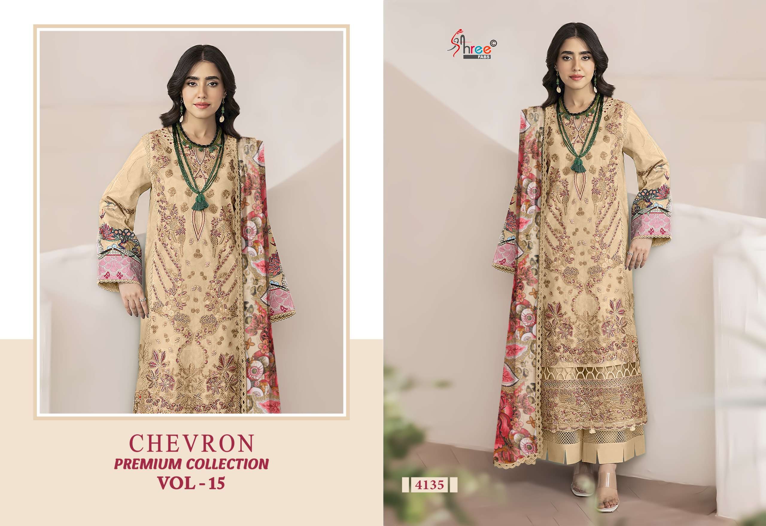 CHEVRON PREMIUM COLLECTION VOL-15 BY SHREE FABS - 05