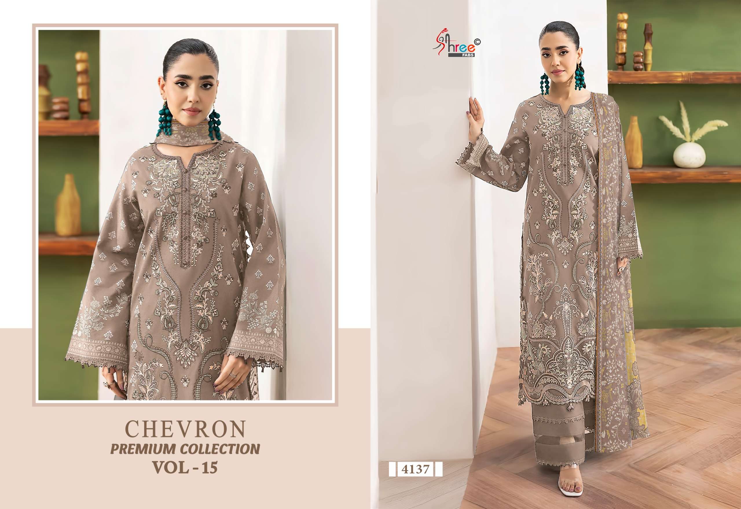 CHEVRON PREMIUM COLLECTION VOL-15 BY SHREE FABS - 07