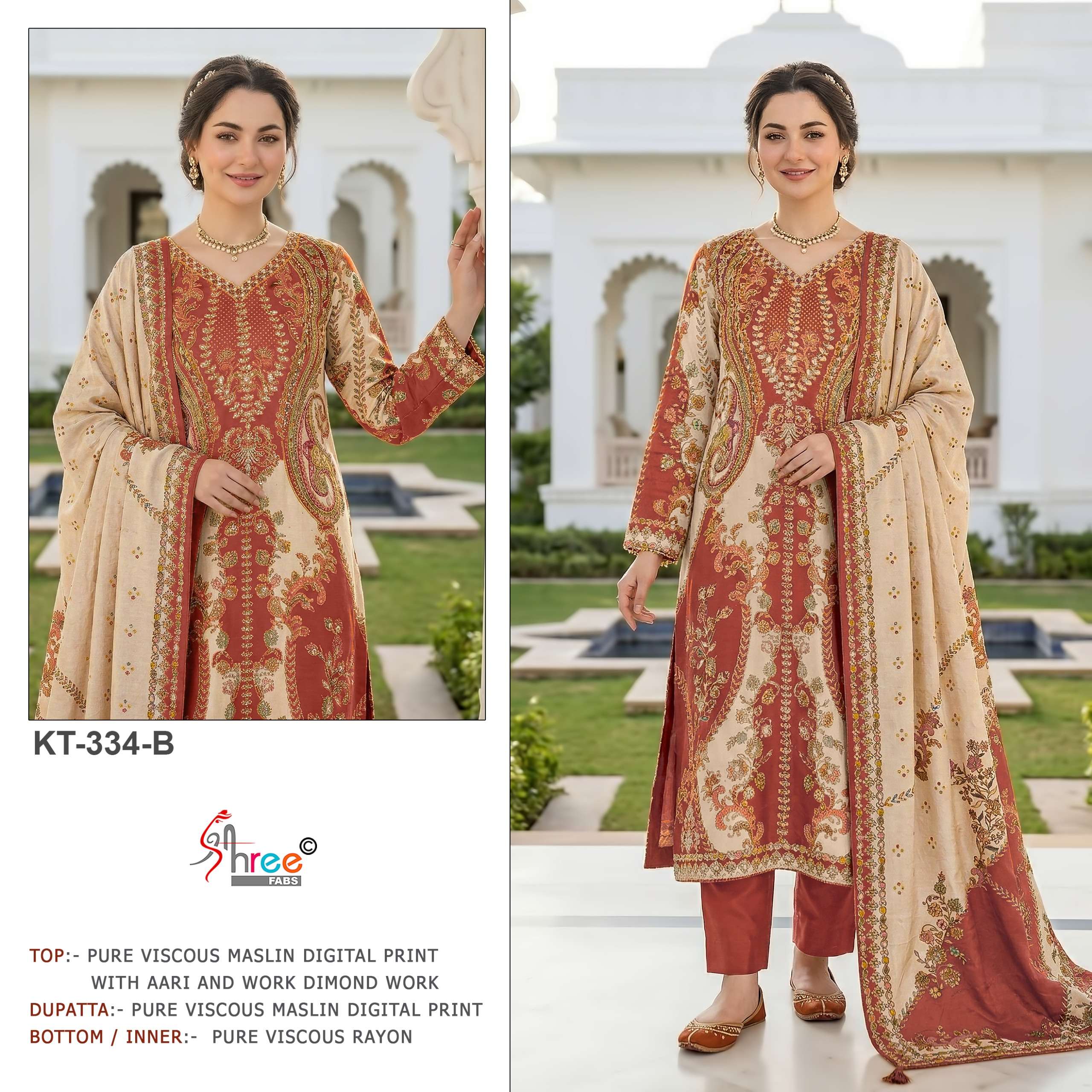 DESIGN NO. KT - 334 BY SHREE FABS - 02