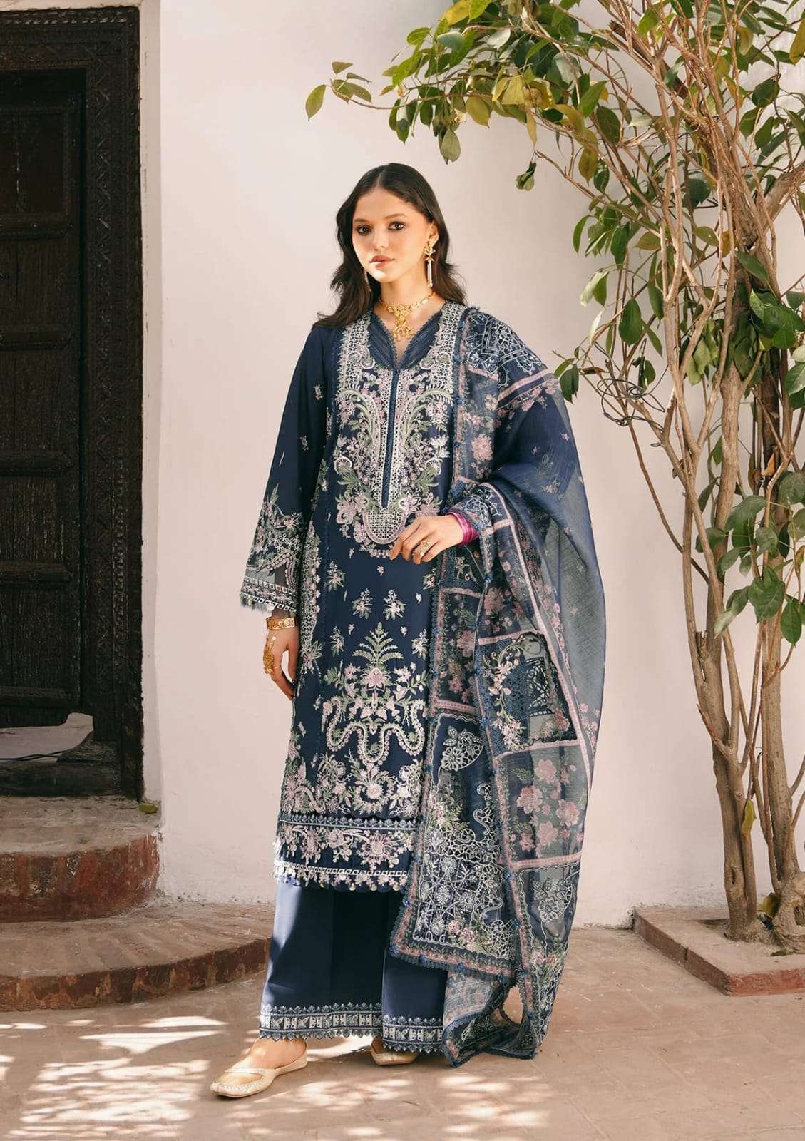 Ek Fasana Luxury Lawn 2026 by KAHF-09