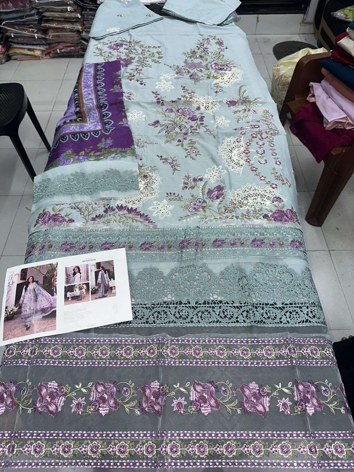 Ek Fasana Luxury Lawn 2026 by KAHF-17