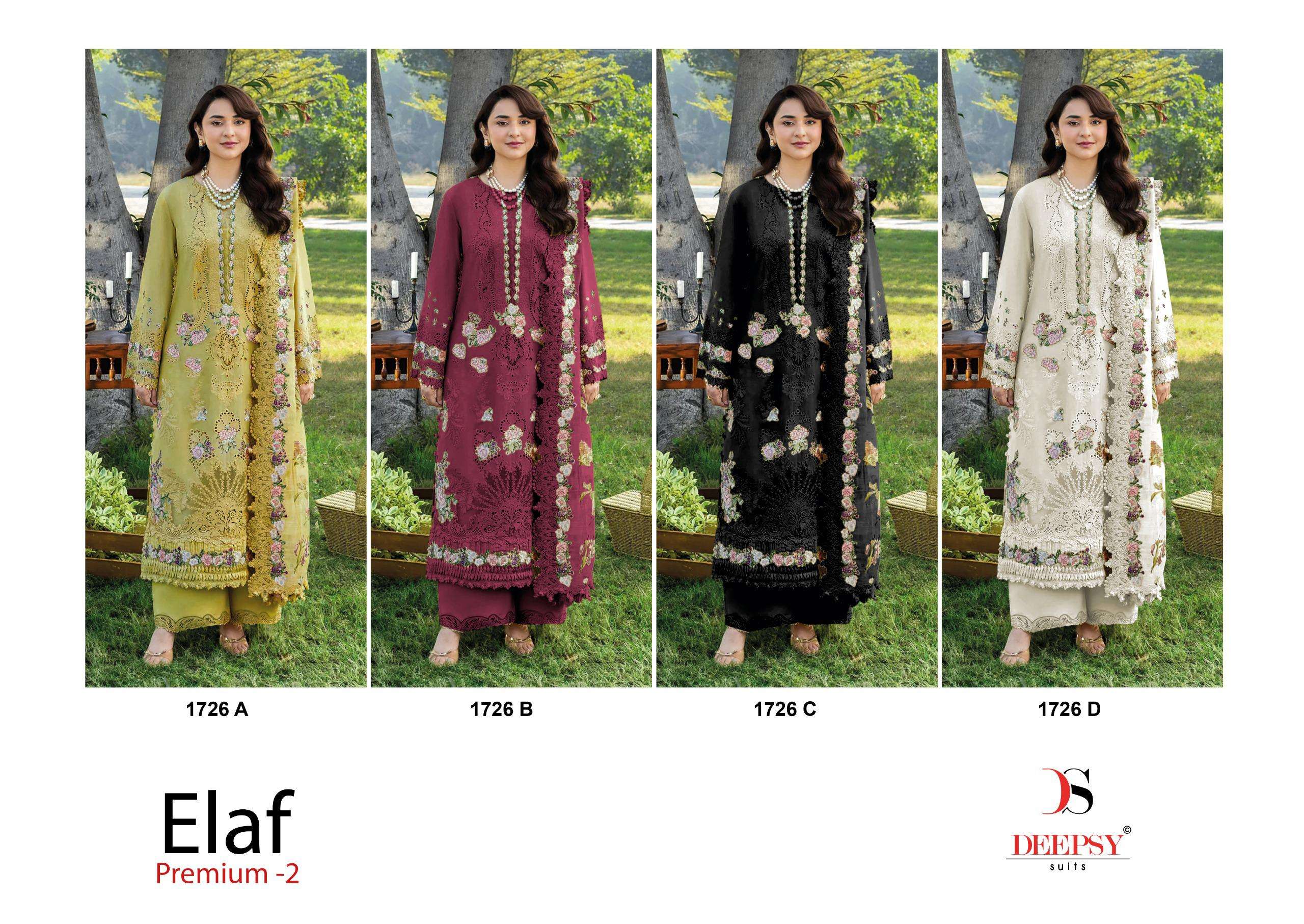 ELAF PREMIUM - 02 DESIGN NO. 1726 BY DEEPSY SUITS - 01 - 04