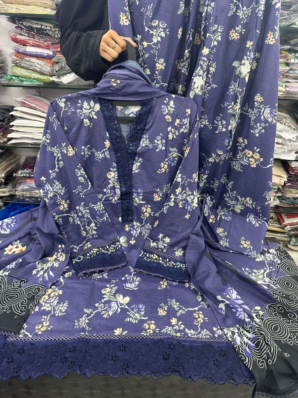 Embroidered Festive Lawn by Sadabahar-02
