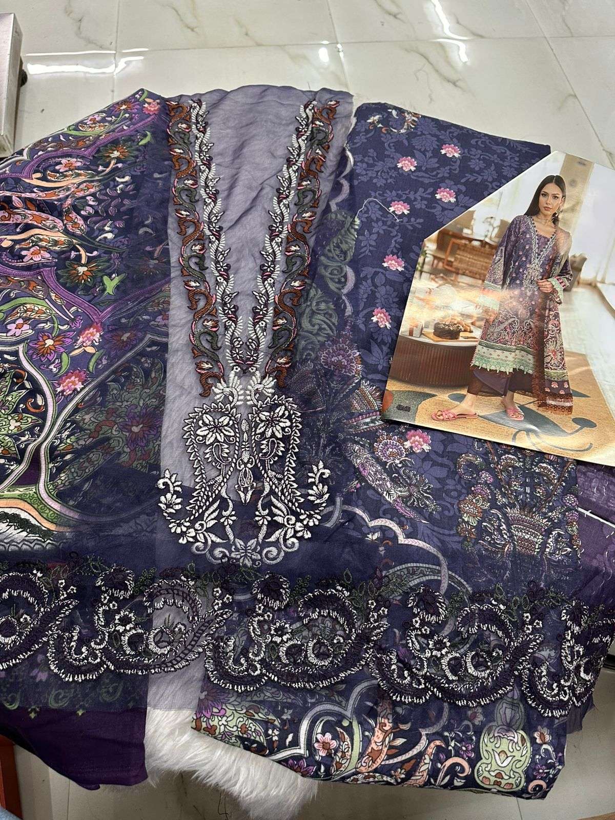 Falah Premium Cotton Collection Code - 26083 By Falah Designer Suits - 04