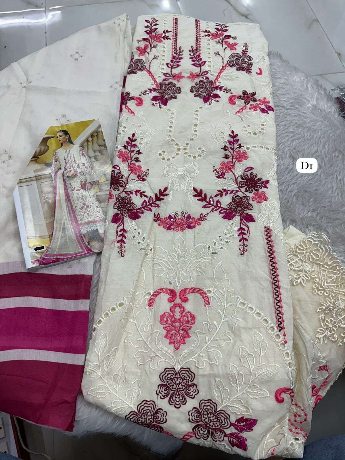 Falah Premium Cotton Collection Code - 26084 By Falah Designer Suits - 01 - 06 A