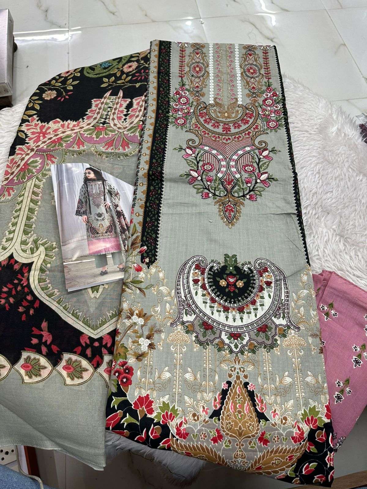 Falah Premium Cotton Collection Code - 26085 By Falah Designer Suits - 08
