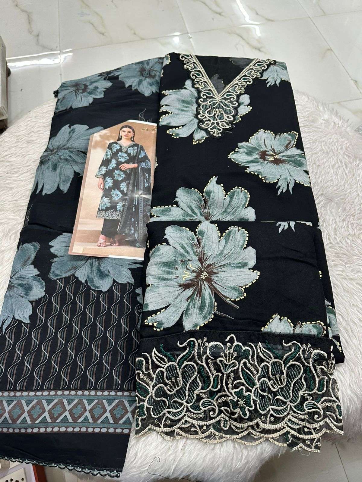 Falah Premium Cotton Collection Code - 26086 By Falah Designer Suits - 03