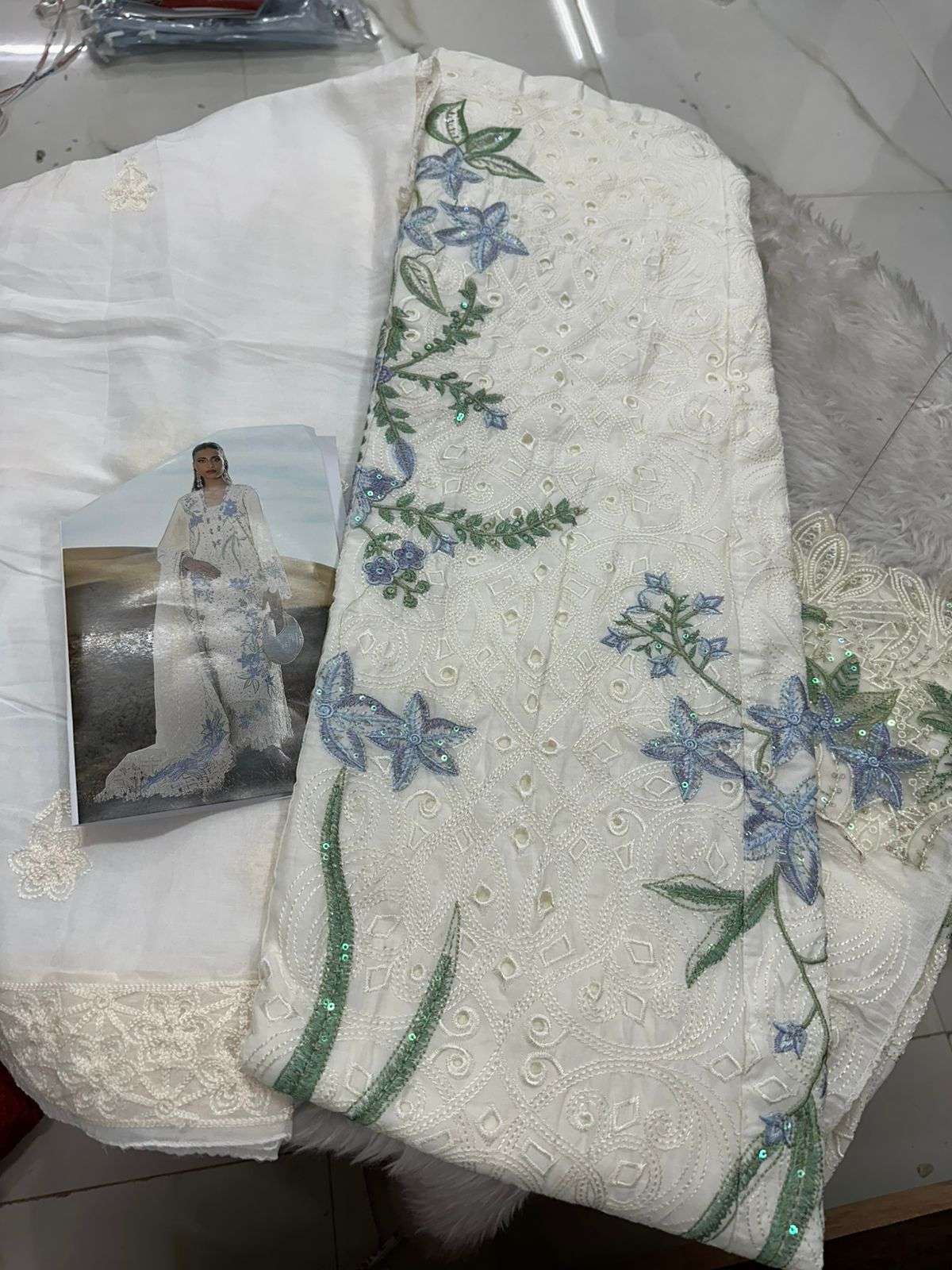 Falah Premium Cotton Collection Code - 26090 By Falah Designer Suits - 01 - 06 B