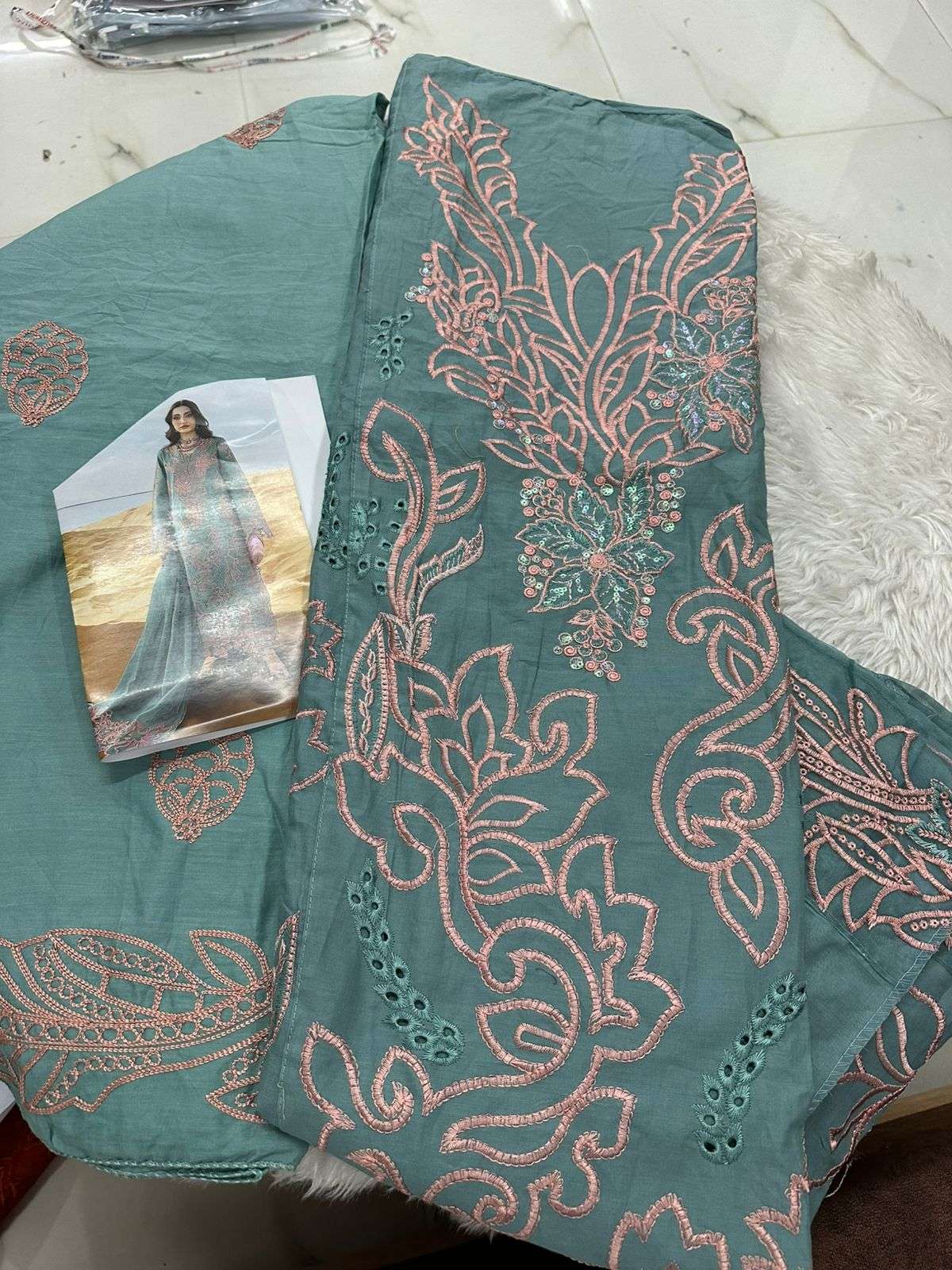 Falah Premium Cotton Collection Code - 26090 By Falah Designer Suits - 06