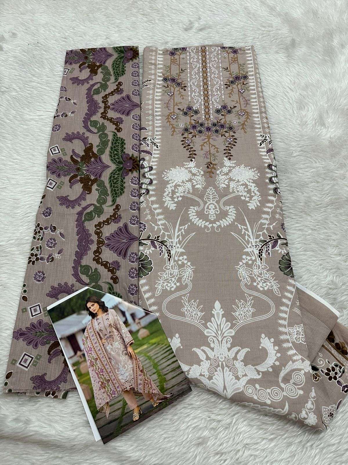 Falah Premium Cotton Collection Code - 26091 By Falah Designer Suits - 06