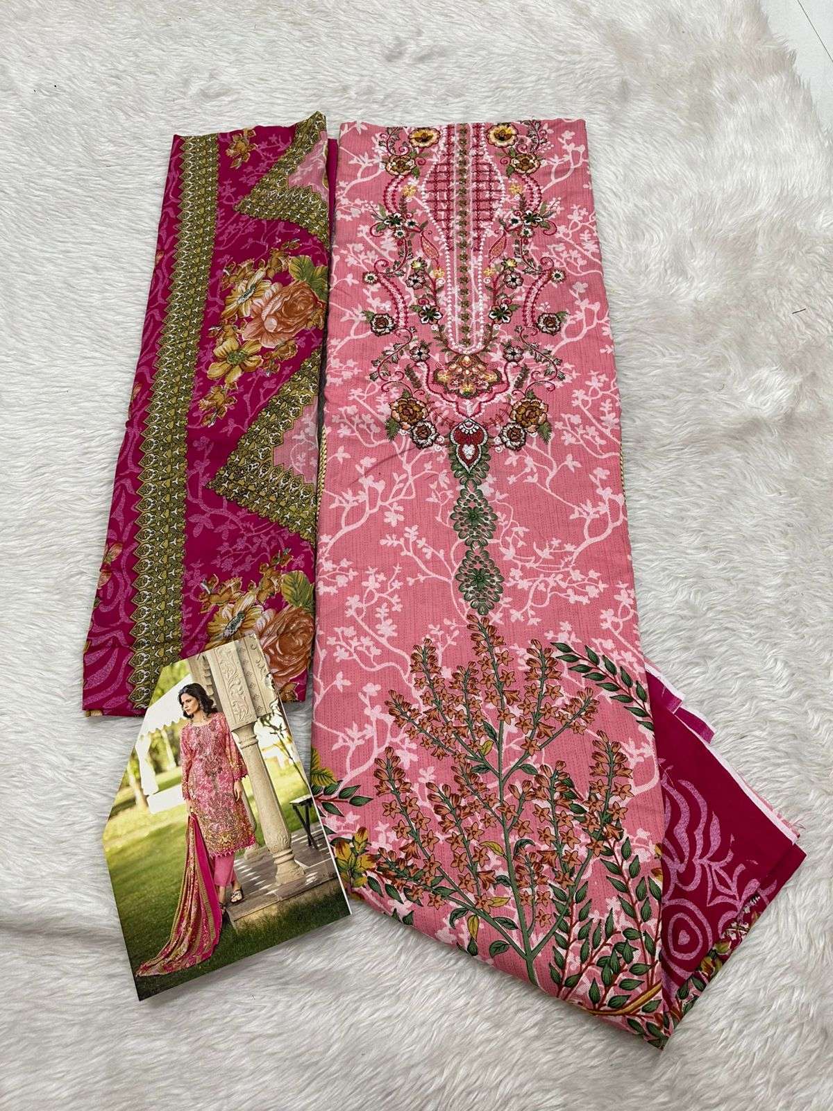Falah Premium Cotton Collection Code - 26091 By Falah Designer Suits - 07