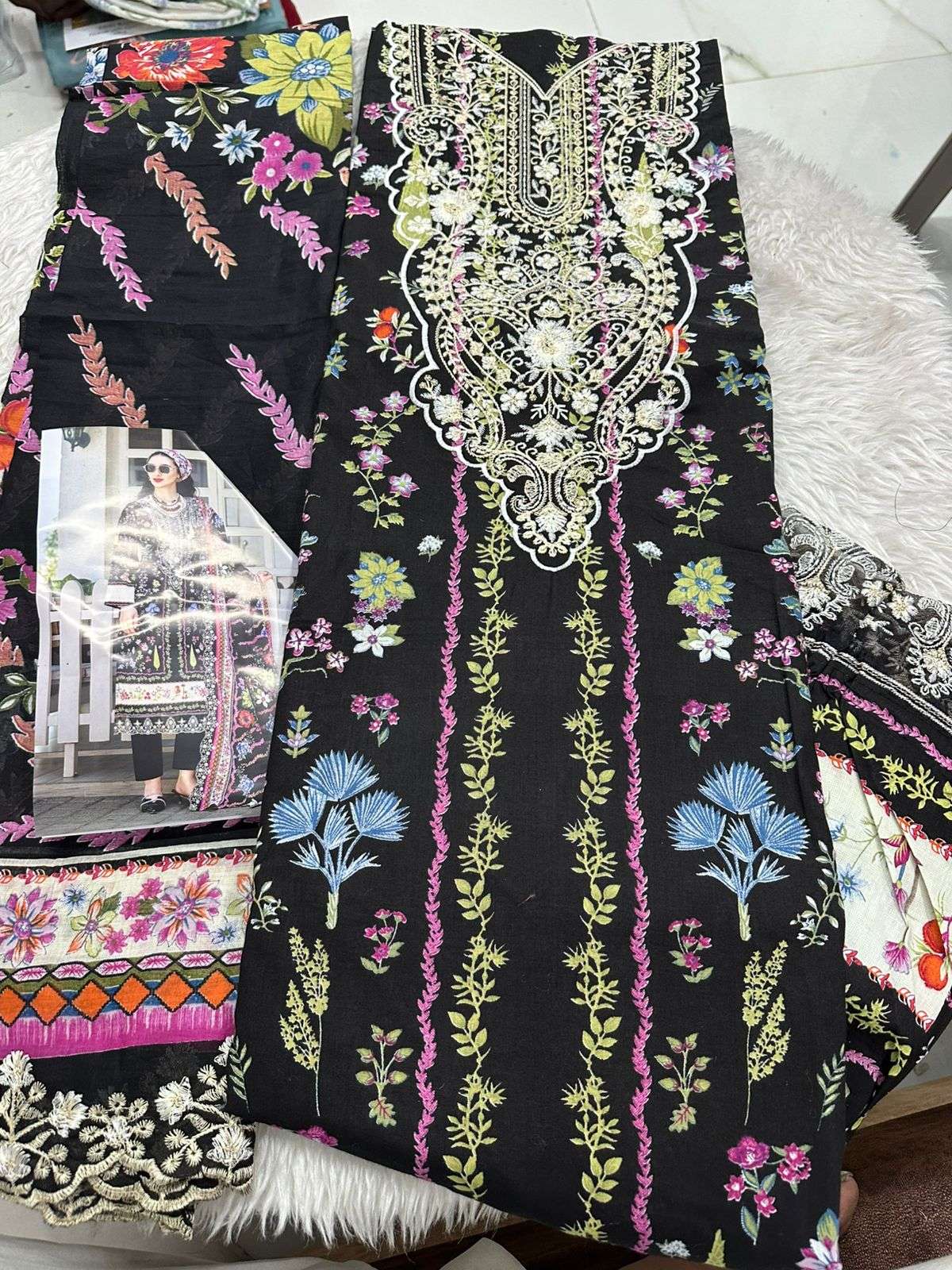 Falah Premium Cotton Collection Code - 26092 By Falah Designer Suits - 05