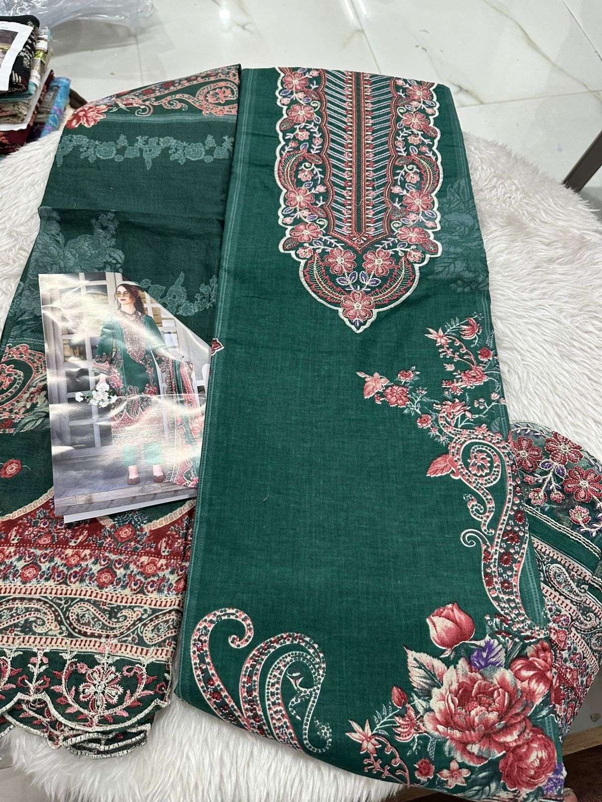 Falah Premium Cotton Collection Code - 26092 By Falah Designer Suits - 07