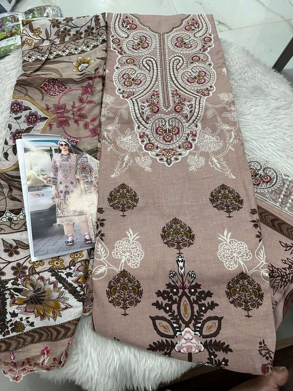 Falah Premium Cotton Collection Code - 26092 By Falah Designer Suits - 08