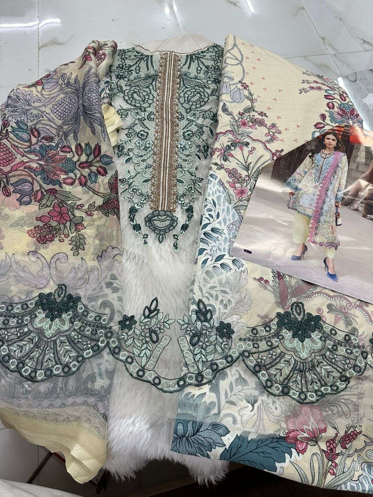Falah Premium Cotton Collection Code - 26093 By Falah Designer Suits - 08