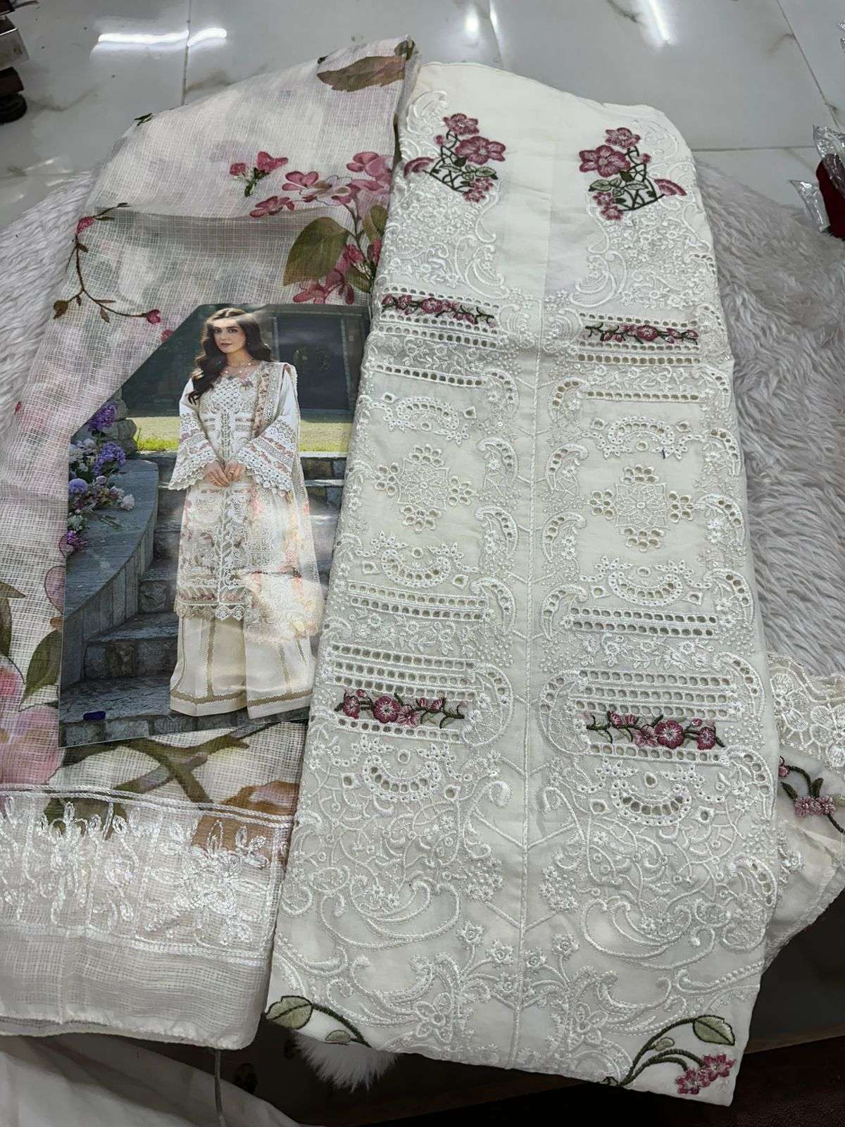 Falah Premium Cotton Collection Code - 26094 By Falah Designer Suits - 01