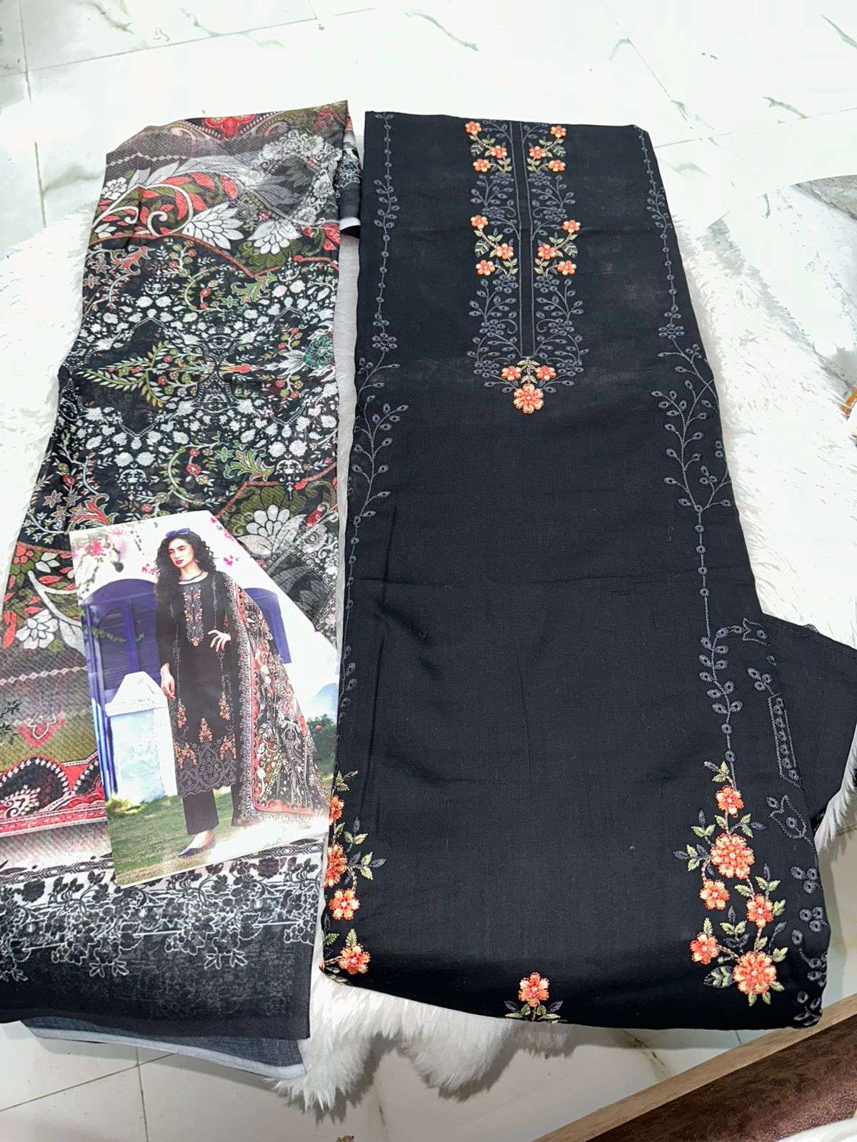 Falah Premium Cotton Collection Code - 26096 By Falah Designer Suits - 01