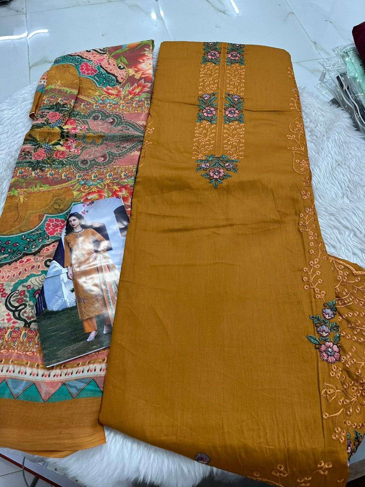 Falah Premium Cotton Collection Code - 26096 By Falah Designer Suits - 04