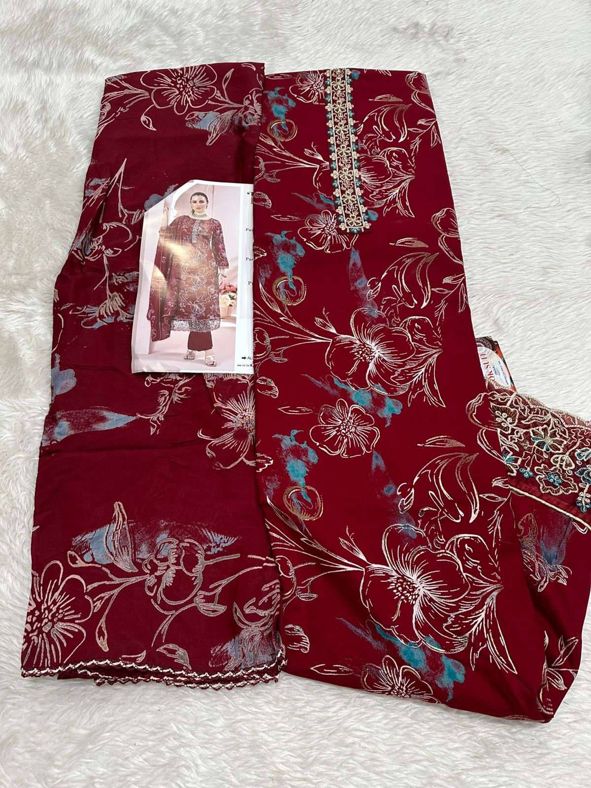 Falah Premium Cotton Collection Code -26104 by Falah Designer Suits-03
