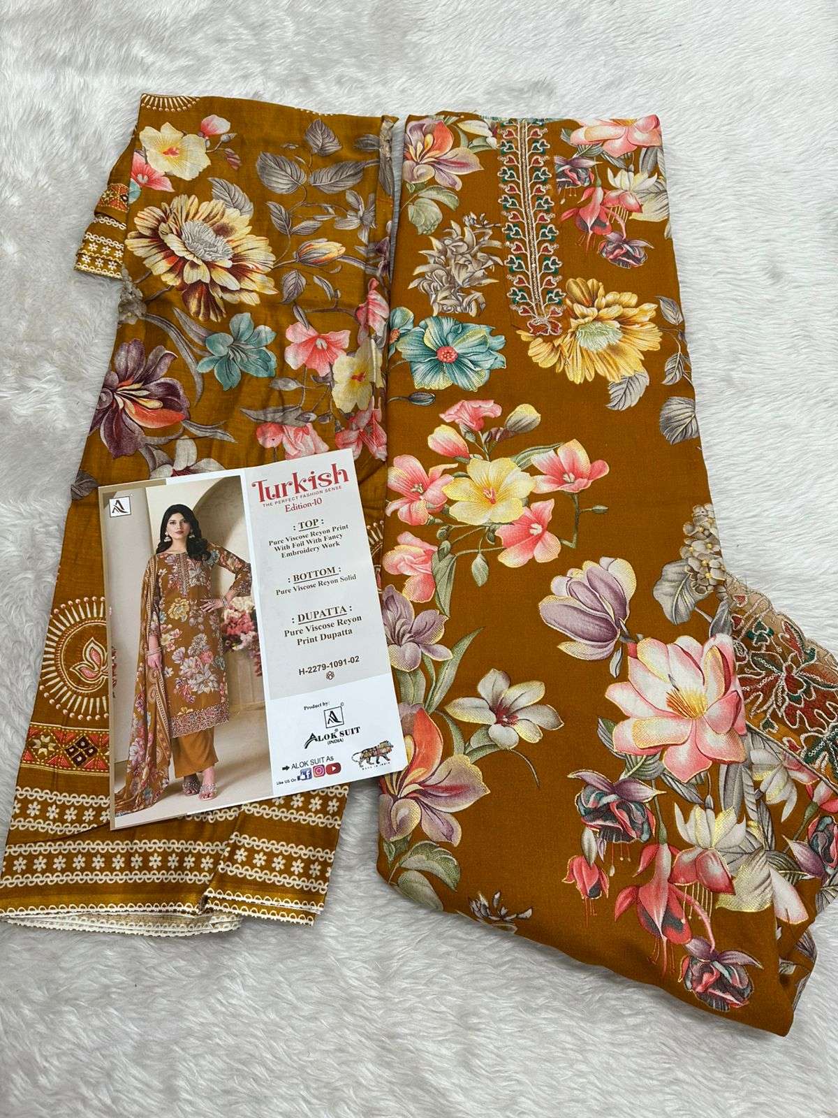 Falah Premium Cotton Collection Code -26105 by Falah Designer Suits-01