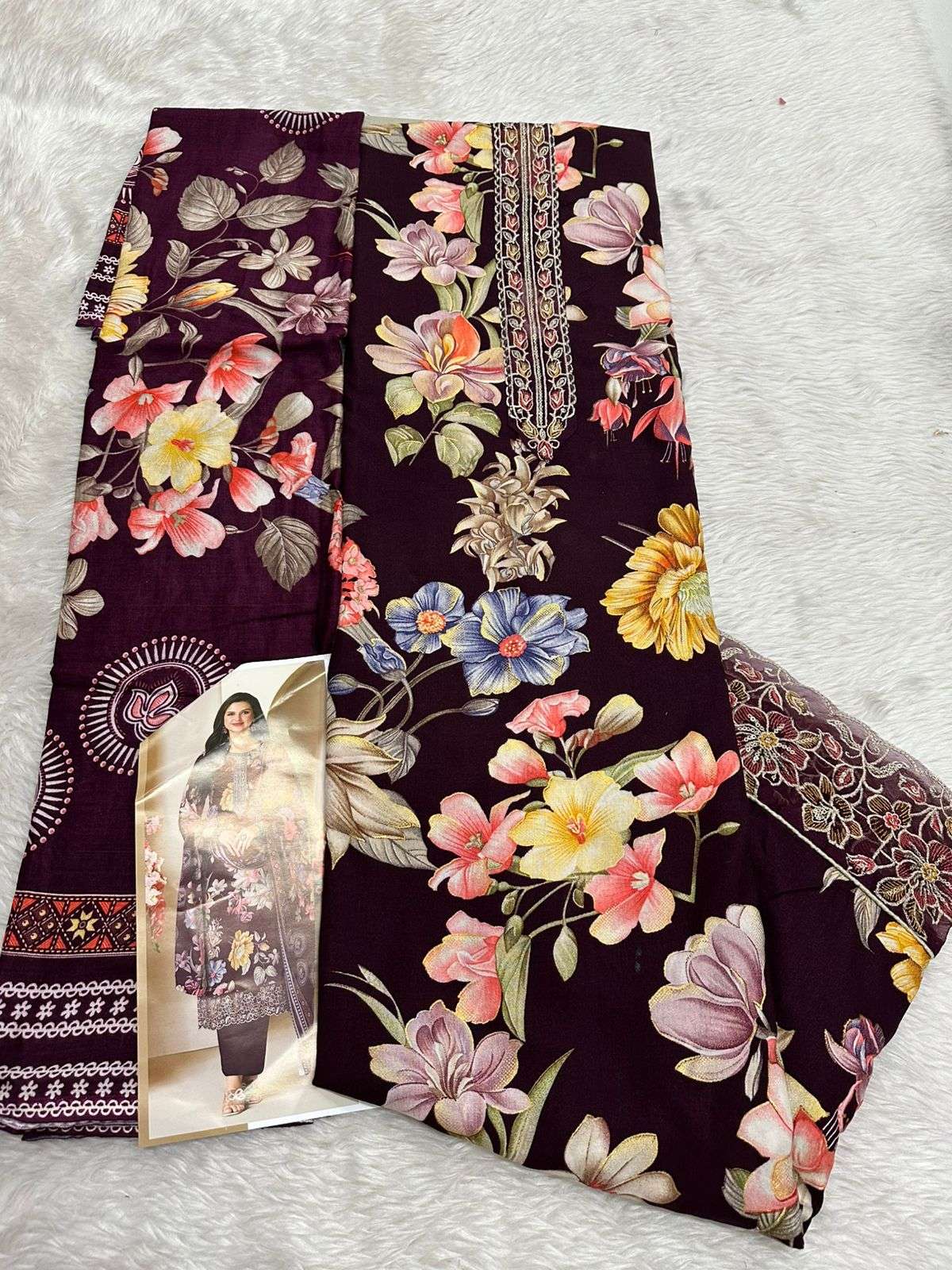 Falah Premium Cotton Collection Code -26105 by Falah Designer Suits-02