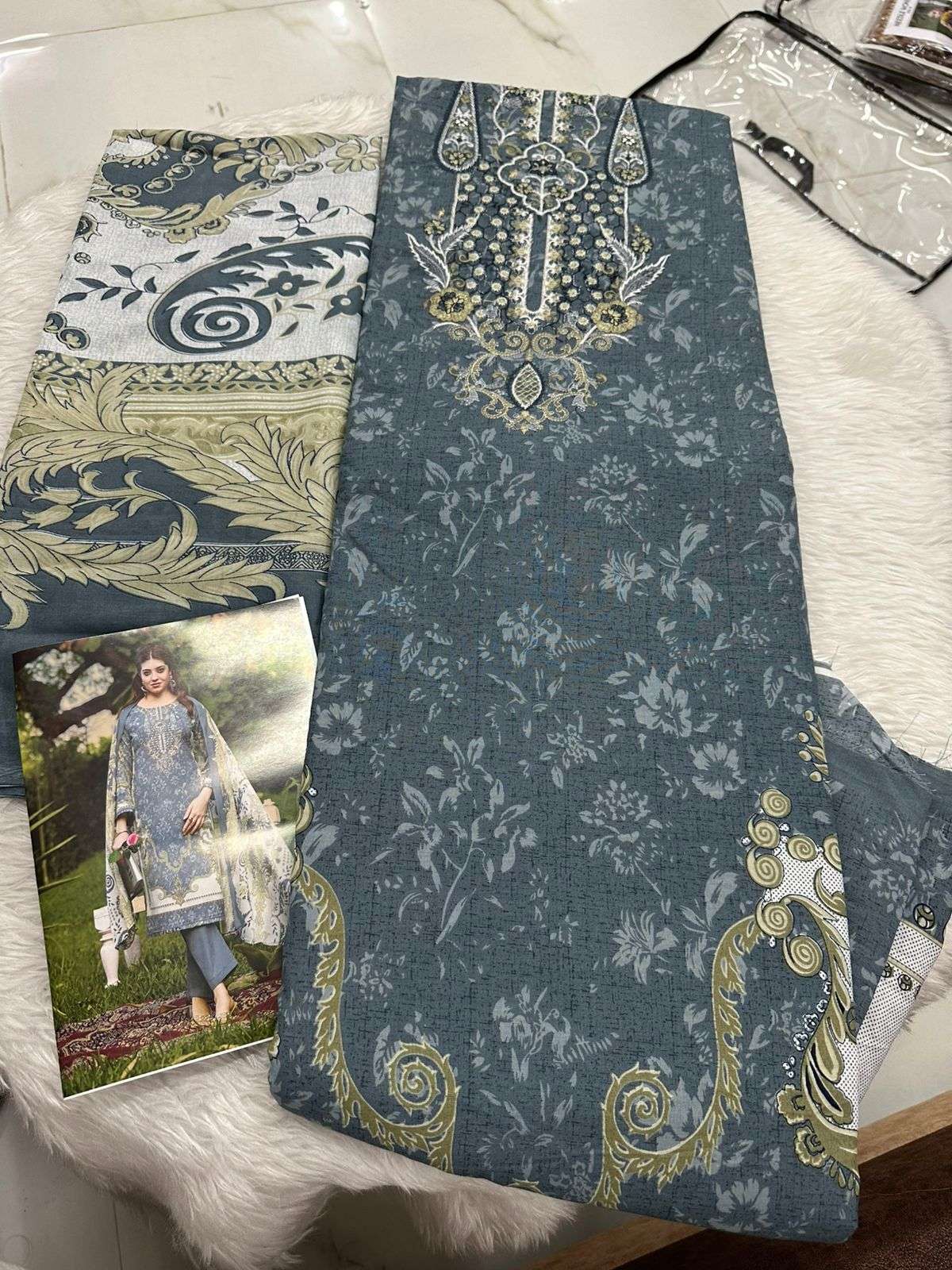 Falah Premium Cotton Collection Code - 26132 By Falah Designer Suits - 04