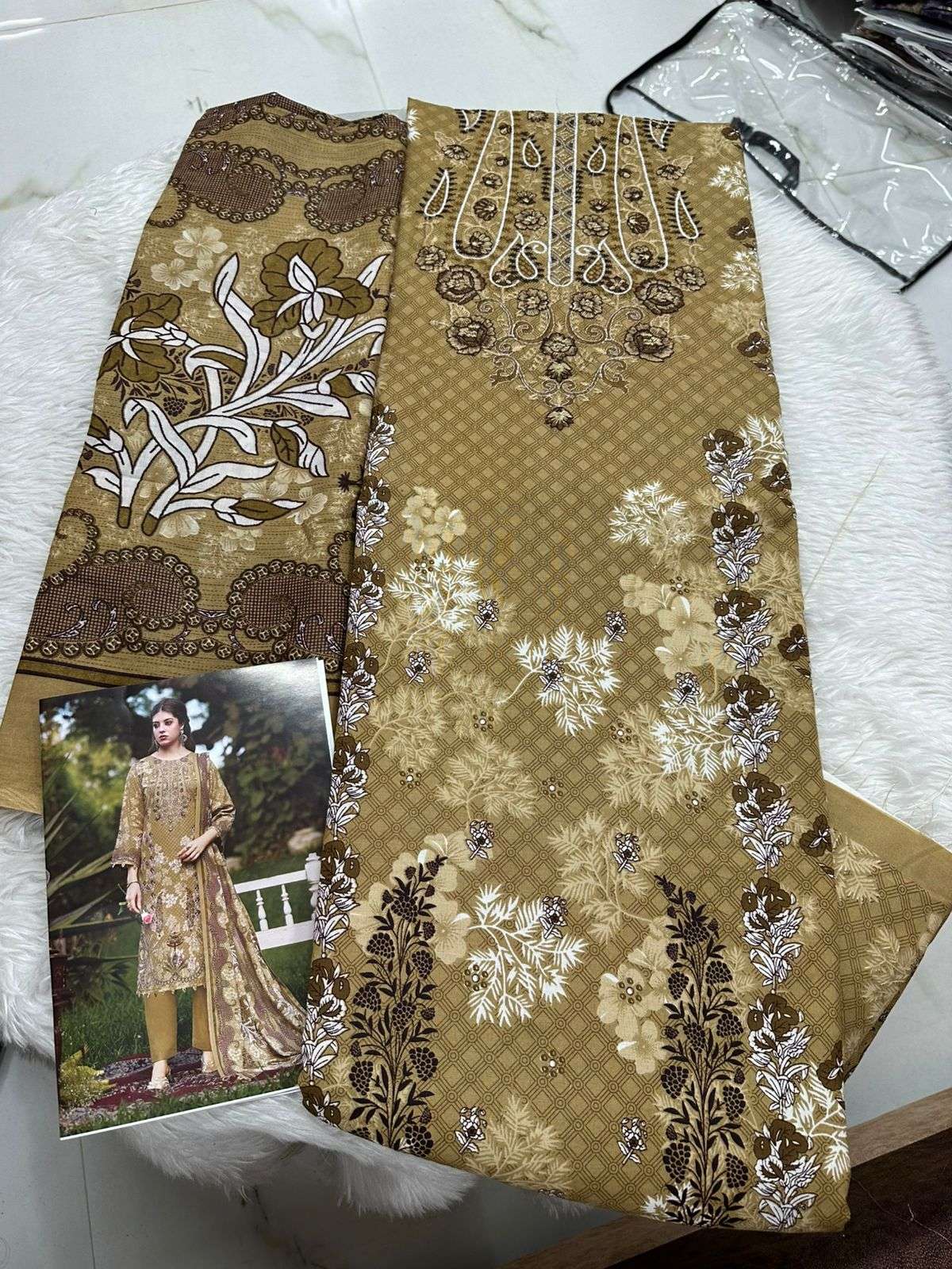 Falah Premium Cotton Collection Code - 26132 By Falah Designer Suits - 08