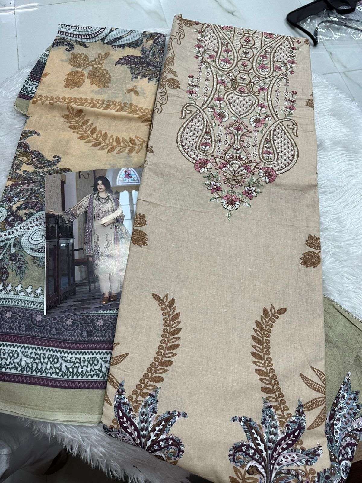 Falah Premium Cotton Collection Code - 26134 By Falah Designer Suits - 03