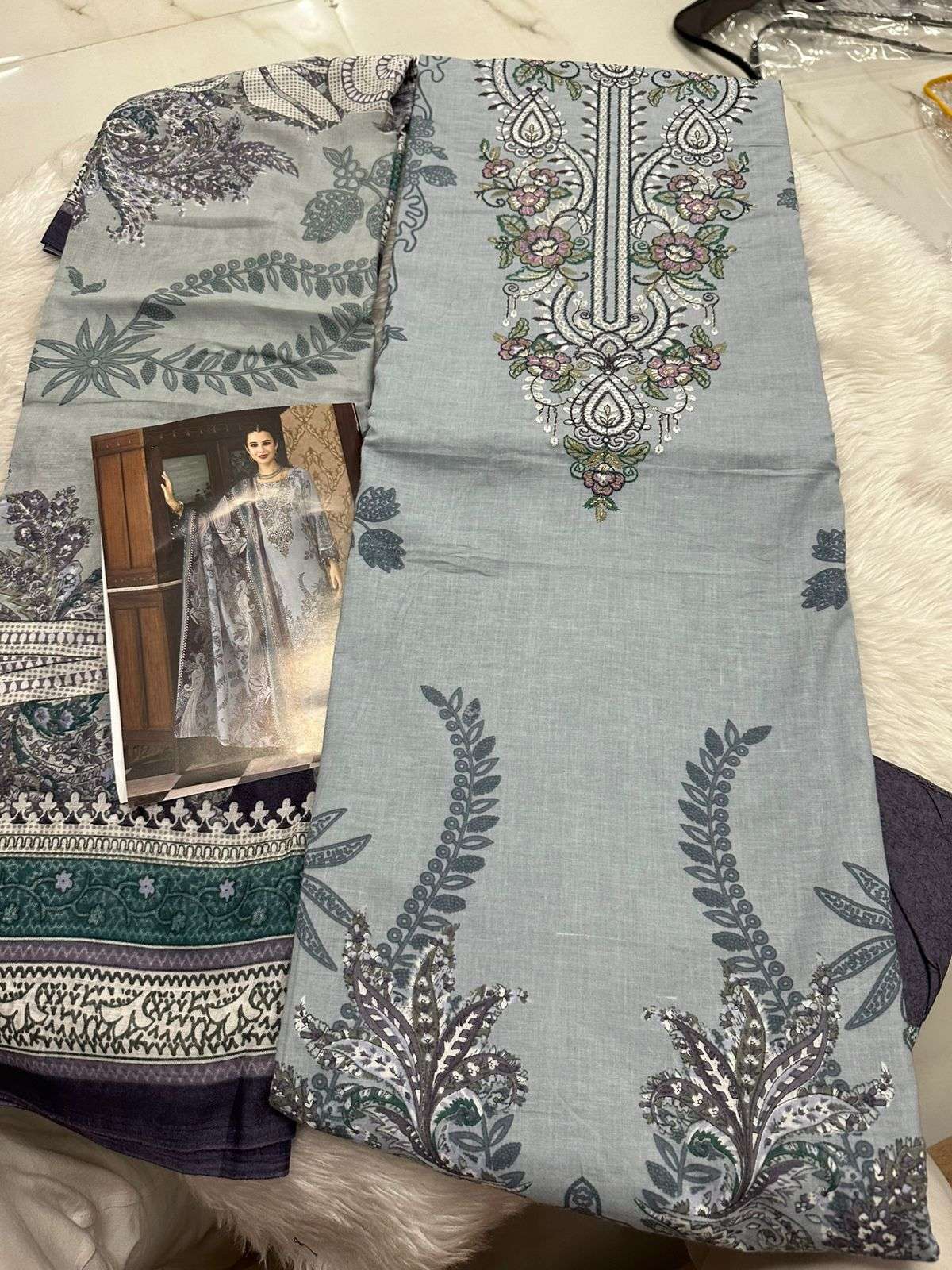 Falah Premium Cotton Collection Code - 26134 By Falah Designer Suits - 06