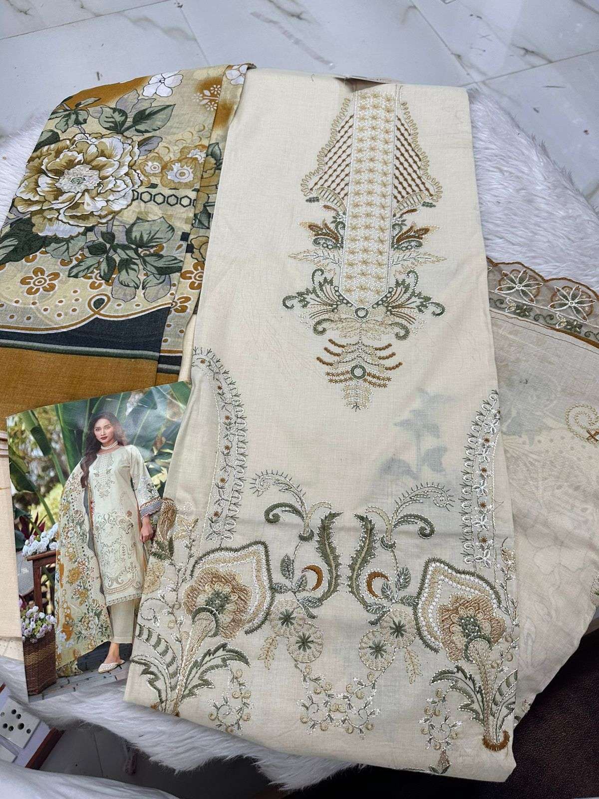 Falah Premium Cotton Collection Code - 26135 by Falah Designer Suits - 02