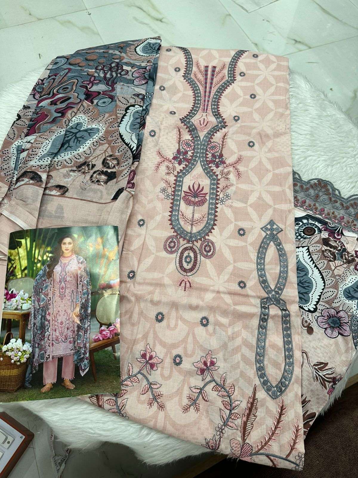 Falah Premium Cotton Collection Code - 26135 by Falah Designer Suits - 03
