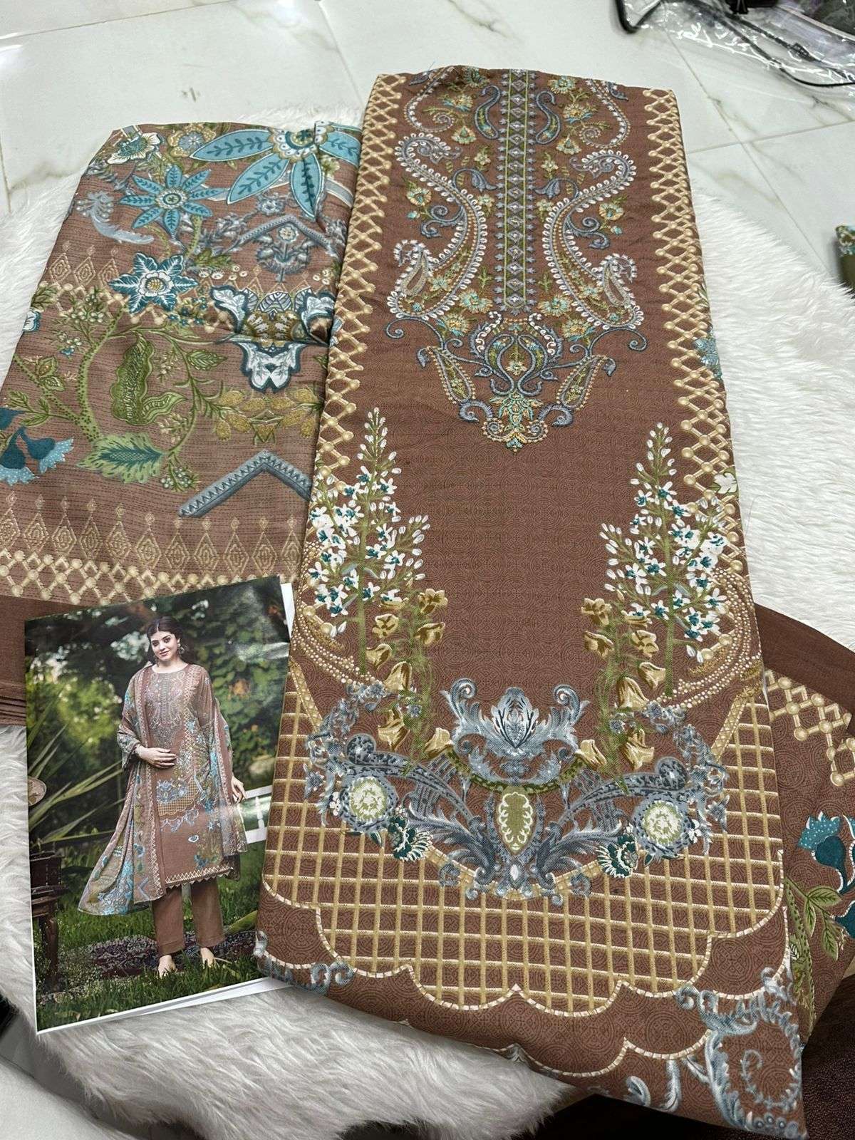 Falah Premium Cotton Collection Code - 26141 By Falah Designer Suits - 03